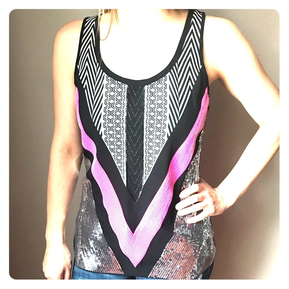 Express Sequin Tank